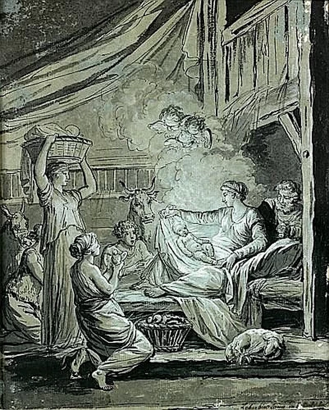 Jean Le Barbier - La Natività